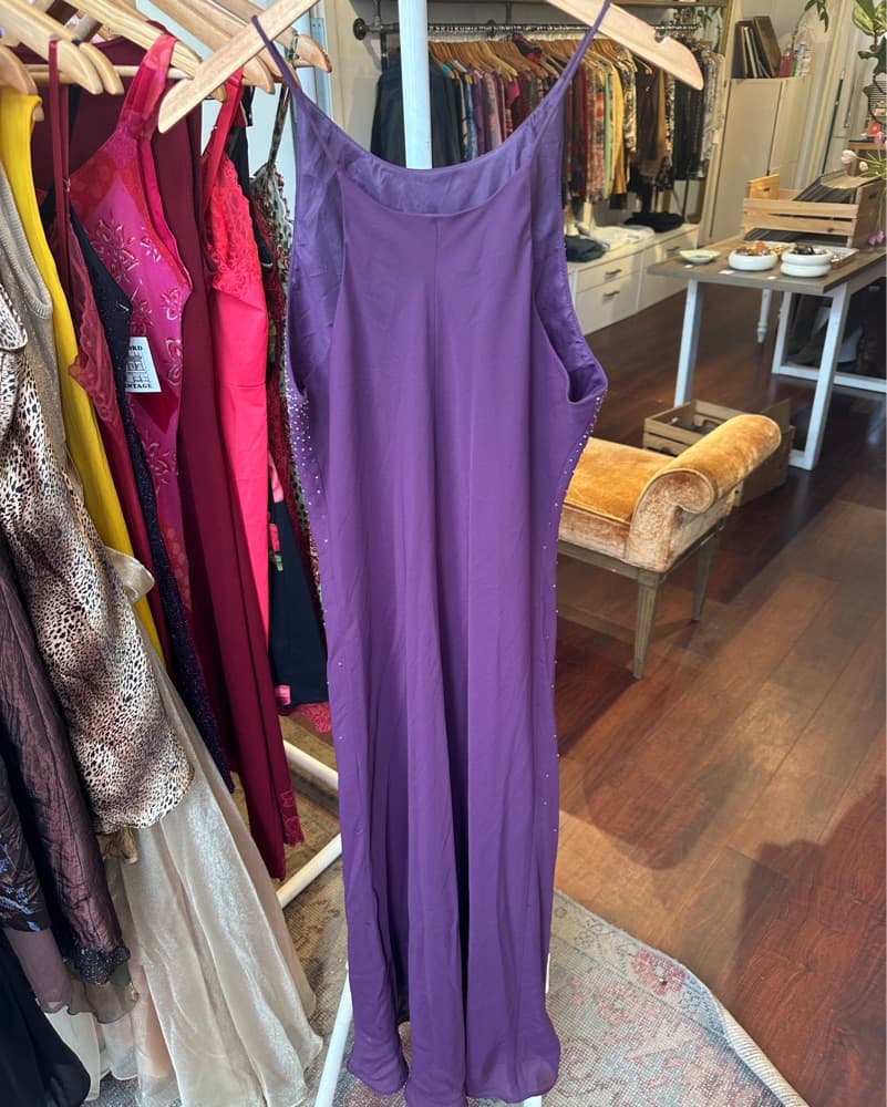 Sparkling Purple Gown - Image 2