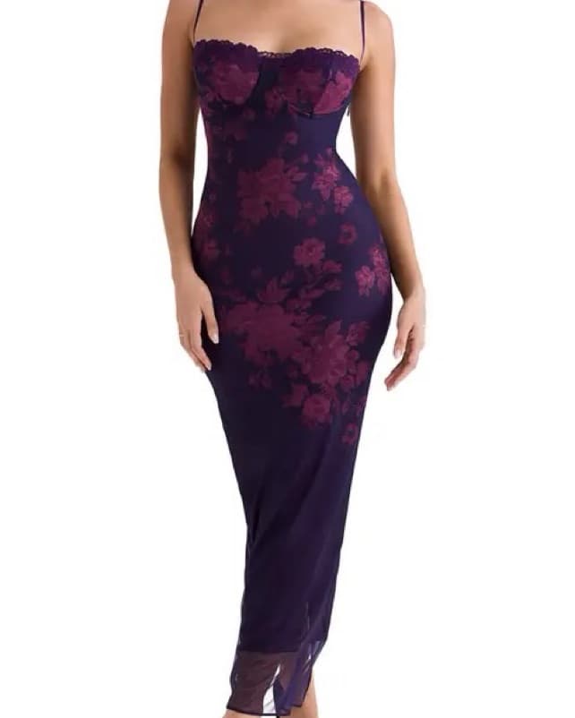 HOUSE OF CB Aiza Floral Dress - Image 1