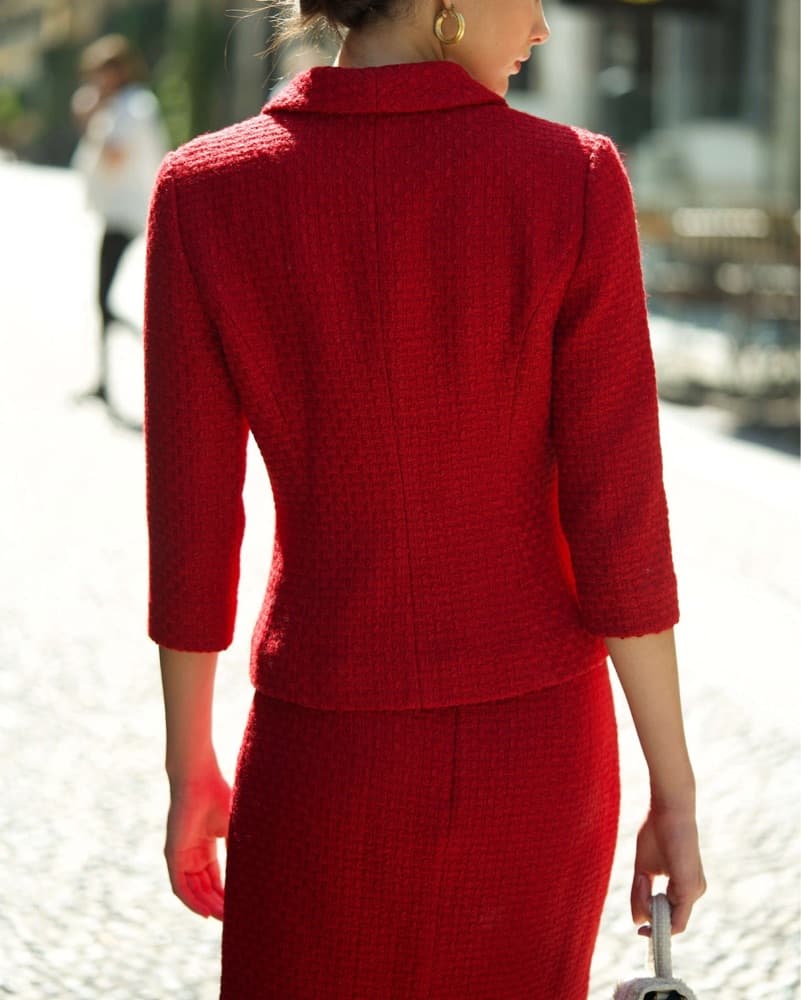 Gaala Paris Margaux Tweed Skirt Suit - Image 4
