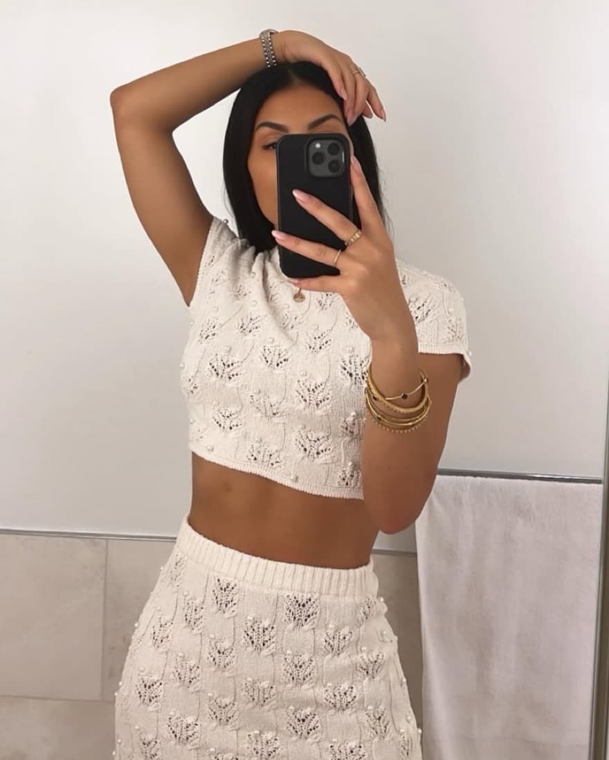 Crop Top and Skirt Set - Skirt Listing - Image 2