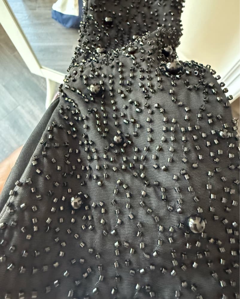 Long Sleeve Black Dress - Image 5