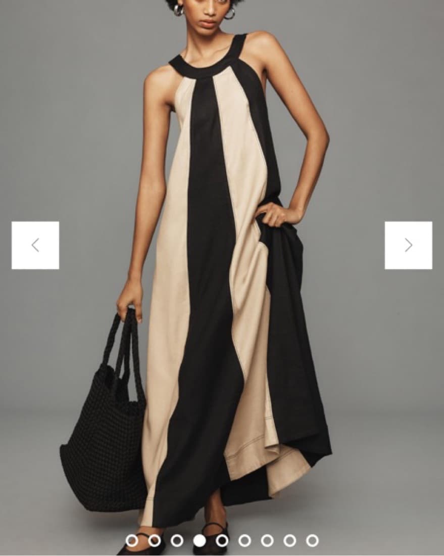 The Ami Linen Halter Maxi Dress by Maeve - Image 1
