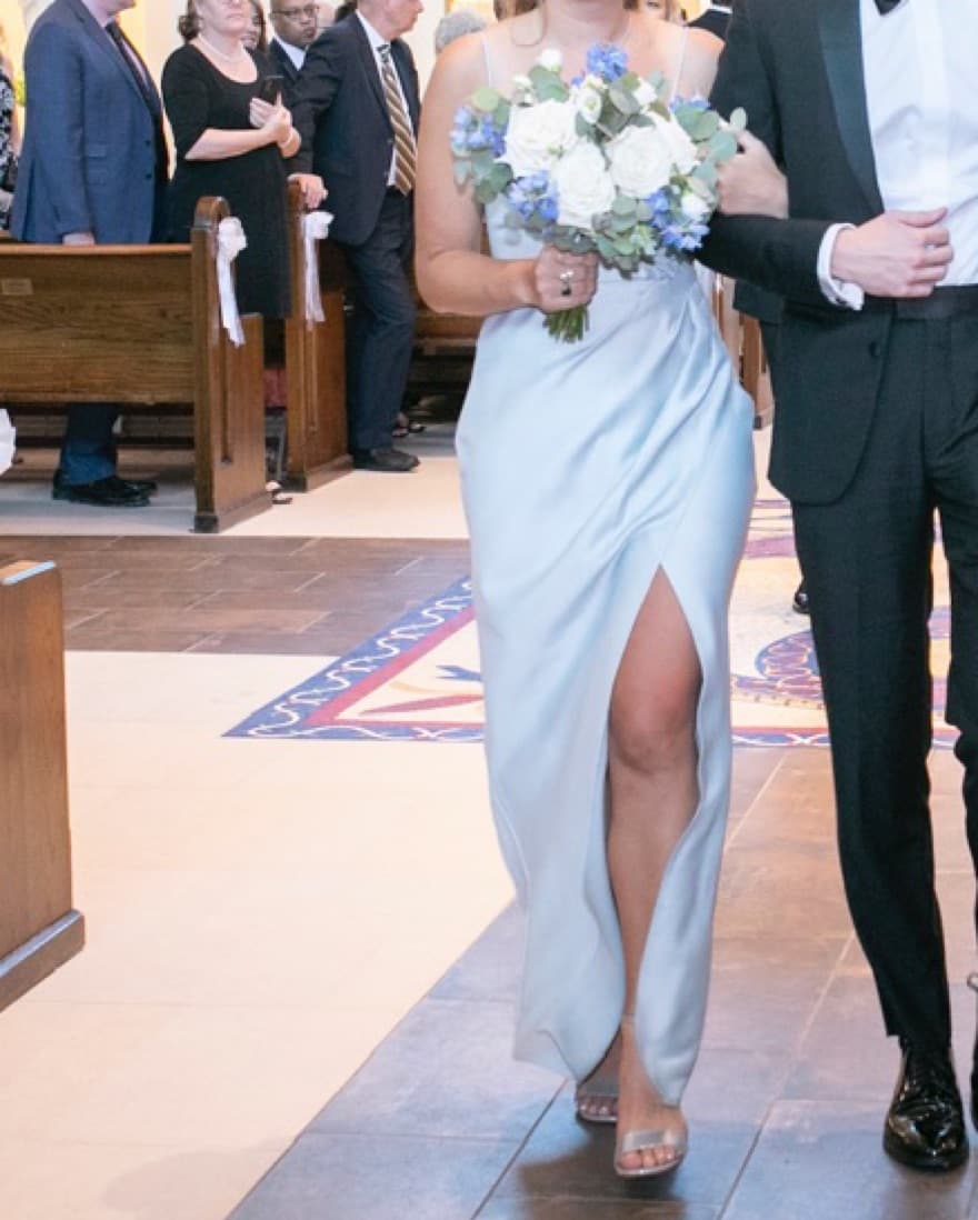 Bhldn Freya Ice Blue Dress - Image 4