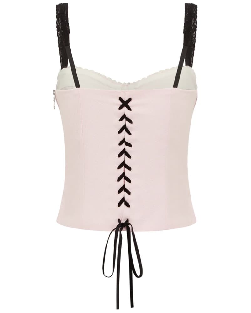 With Jean Ryder Baby Pink Corset - Image 3