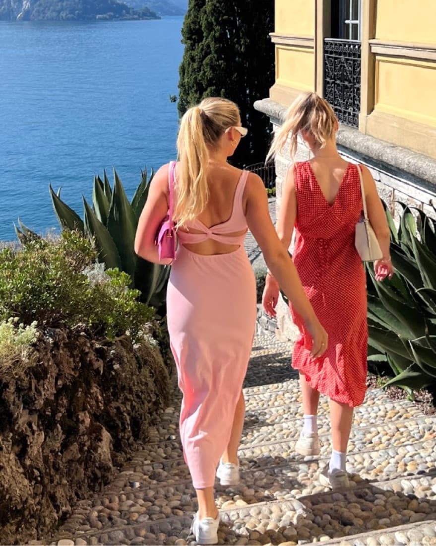 LSpace Mara Dress in Rose Quartz - Image 3