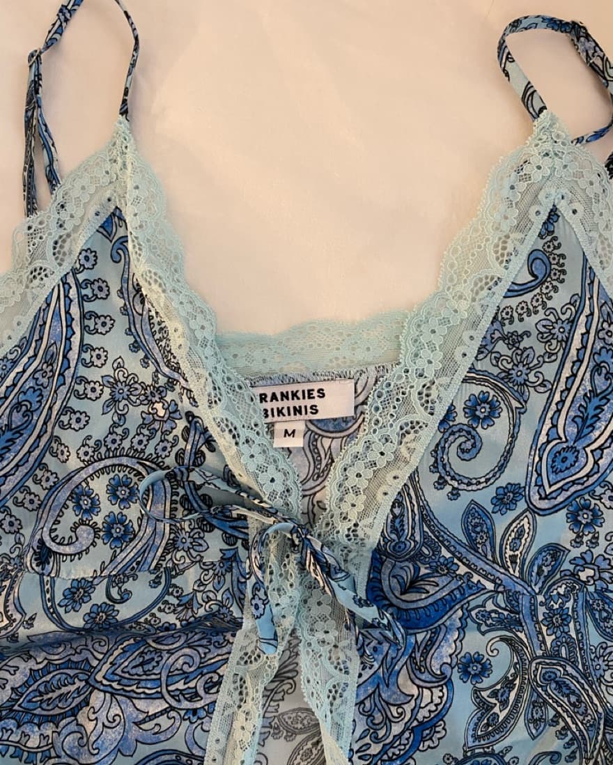 Frankies Bikinis Silk Top - Image 6