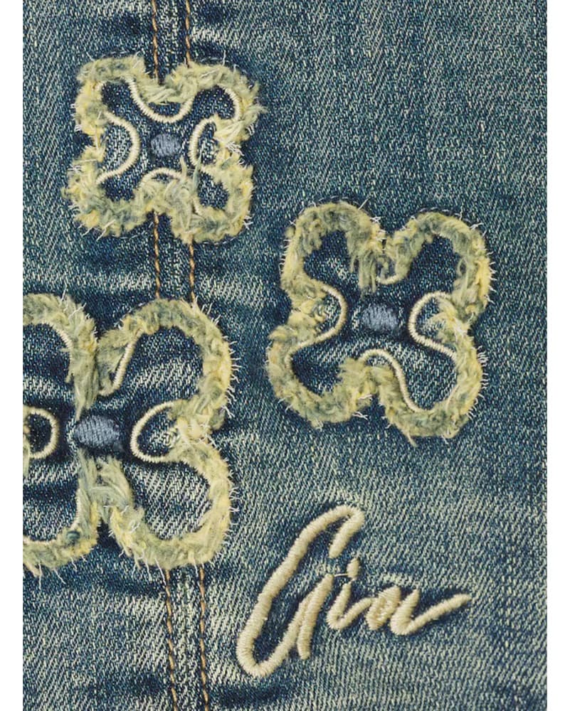 I.AM.GIA Fauna Corset Denim Top - Image 5