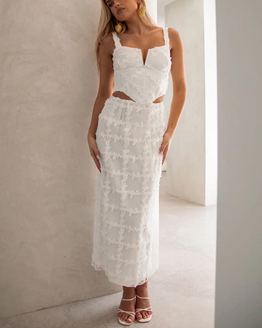 Sabo Skirt White Set - Image 1