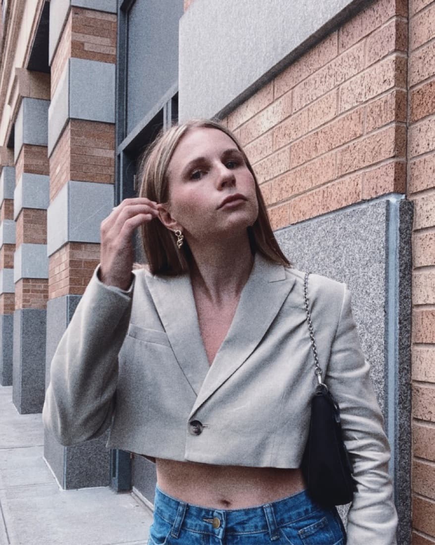Cropped Blazer - Image 2
