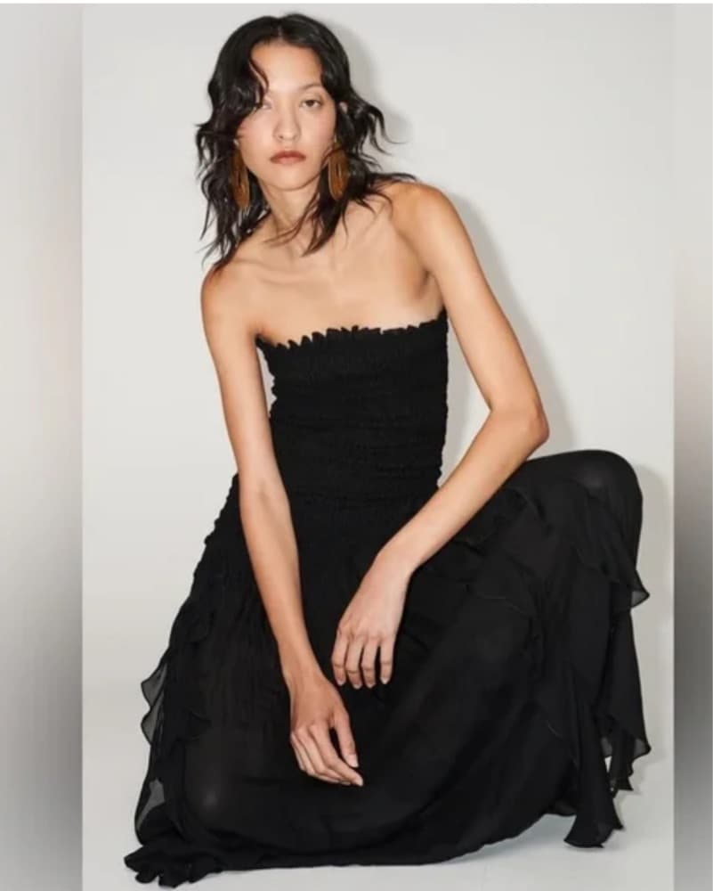 Elegant Black Maxi Dress - Image 4