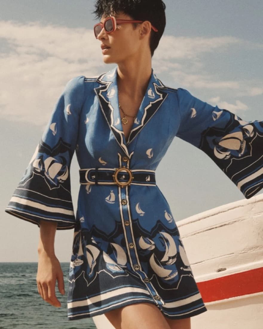 Zimmermann High Tide Sailboat Dress  - Image 1