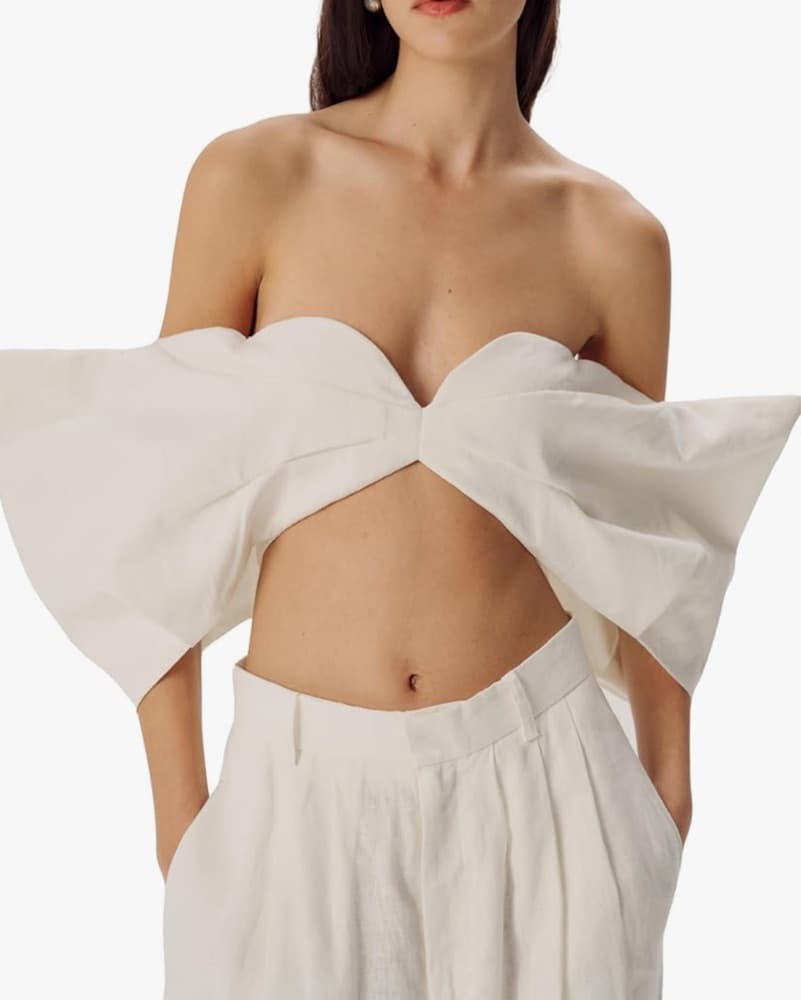 Ronny Kobo Square Sleeve Top - Image 3
