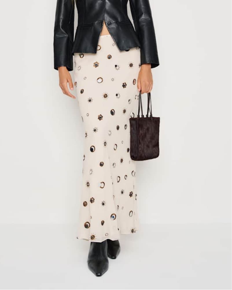 Reformation Layla Embelishrd Skirt - Image 1