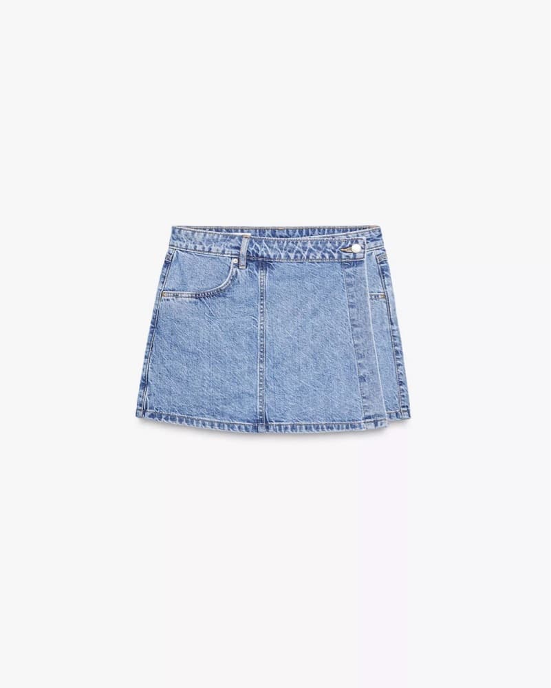 Matching Denim Shirt & Skort Set - Image 2