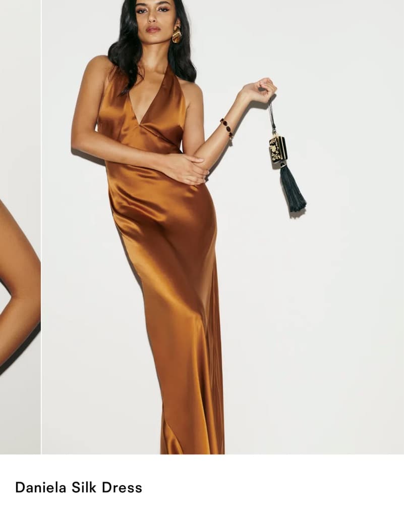 Captivating Satin Maxi Dress - Image 3