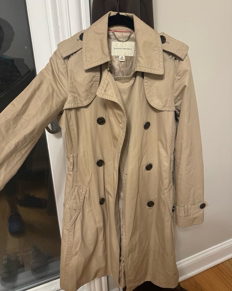 Banana Republic Trench Coat - Image 1
