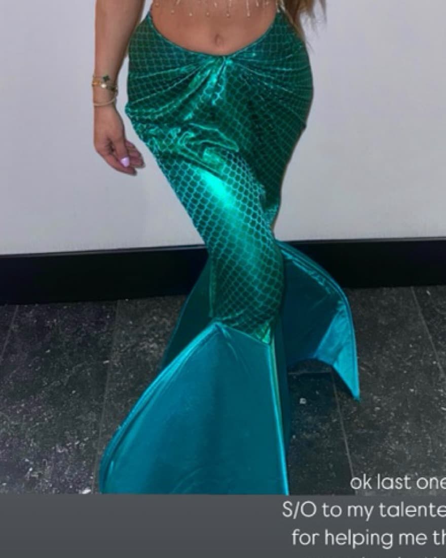 Mermaid Skirt Halloween Costume - Image 2