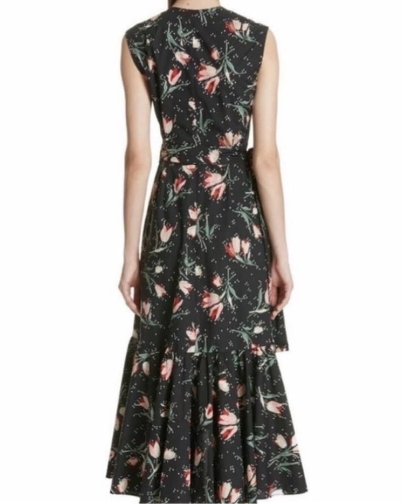 Rebecca Taylor Ikat Tulip Wrap Dress - Image 5