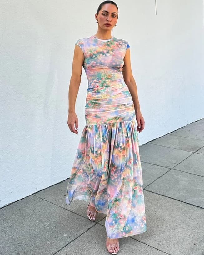 Floral Pastel Maxi Set - Image 3