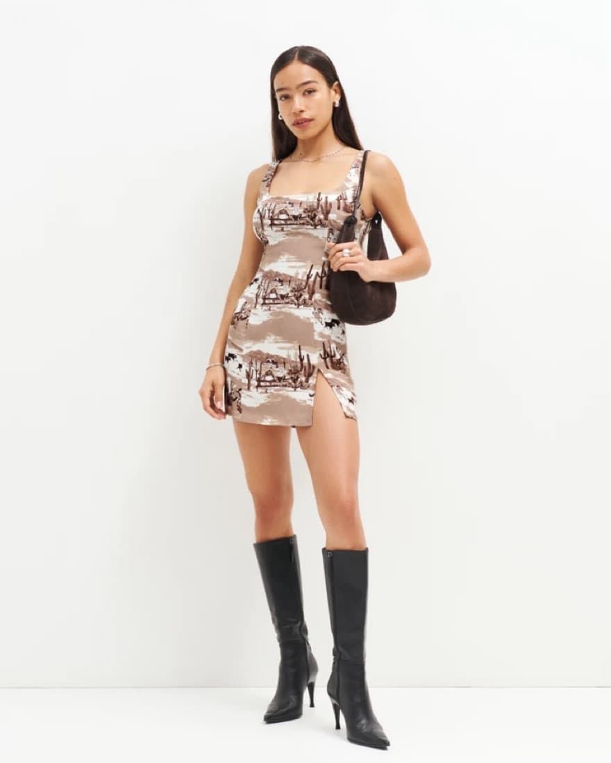 Reformation Noha Dress in Ranchera - Image 3