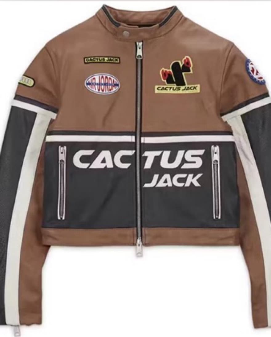 Cactus Jack Leather Jacket - Image 1