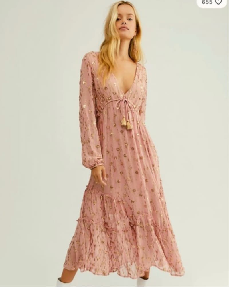 Free People Embellished Maxi  - Image 2