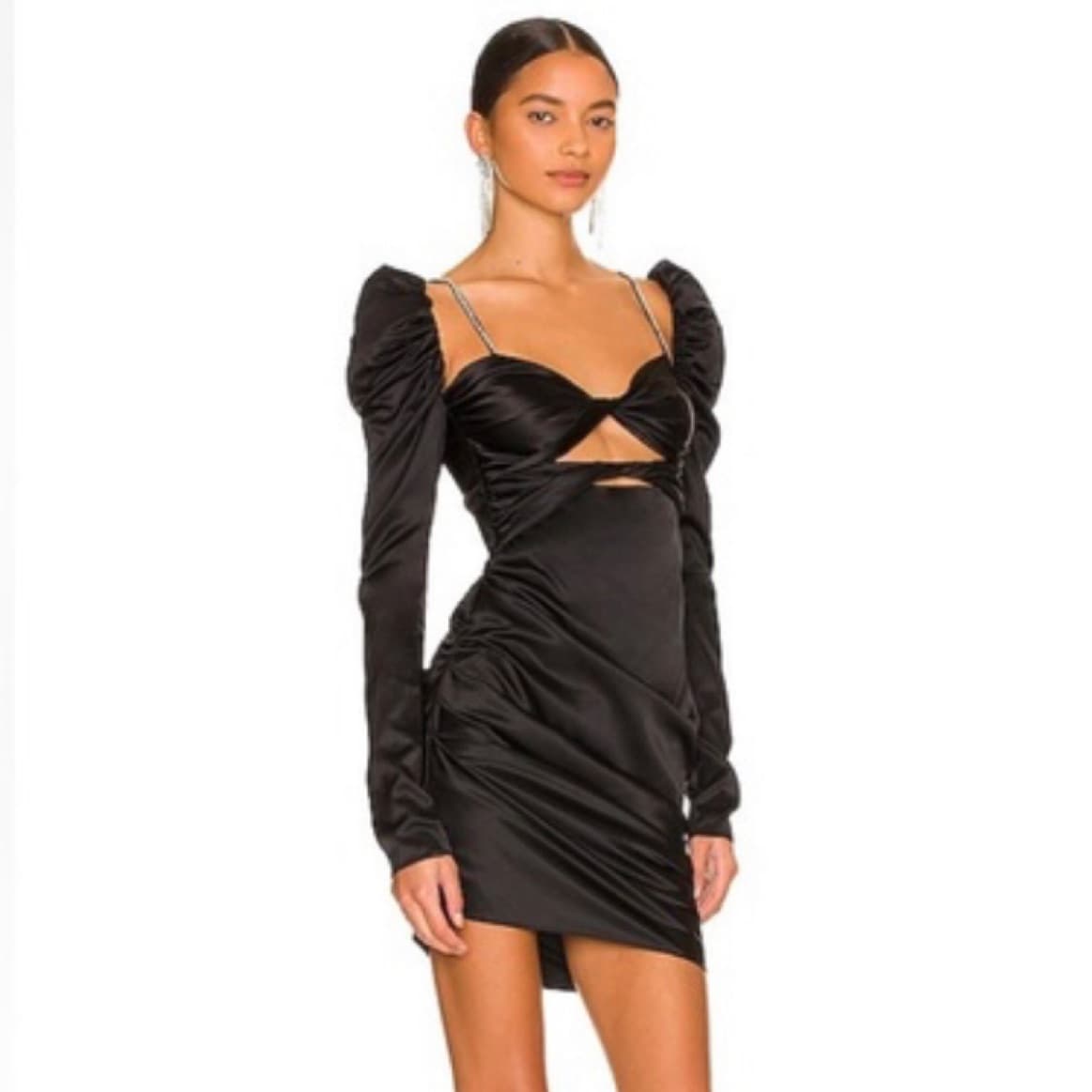 The Bar Black Twist Dress  - Image 4