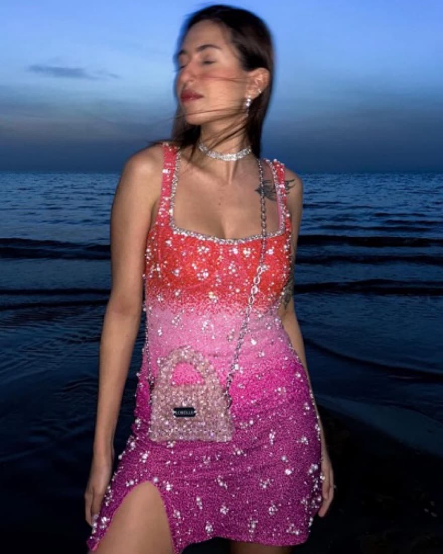 Clio Peppiat Sunset Gradient Dress - Image 2