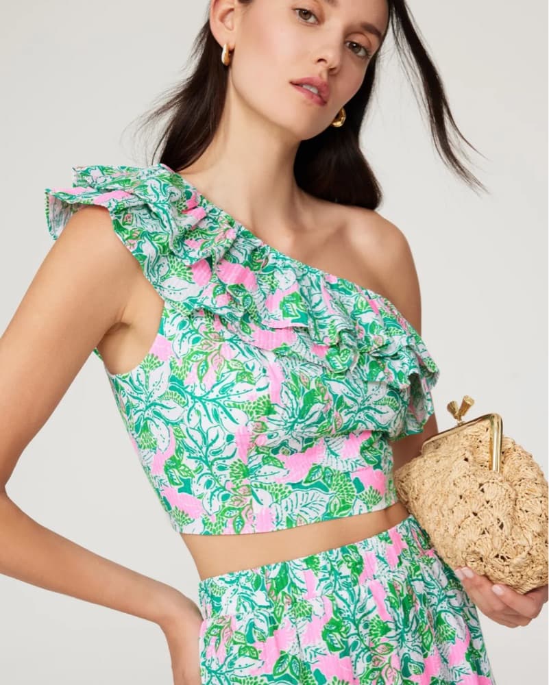 Lilly Pulitzer Kasida Ruffle Set - TOP  - Image 1