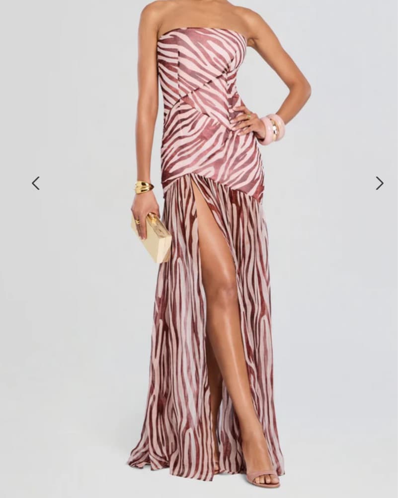 Retrofete Nicole Silk Chiffron Dress  - Image 1