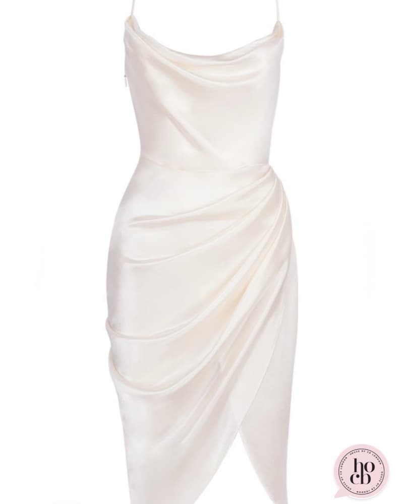 House of CB Reva Ivory Corset Satin Dre' - Image 2