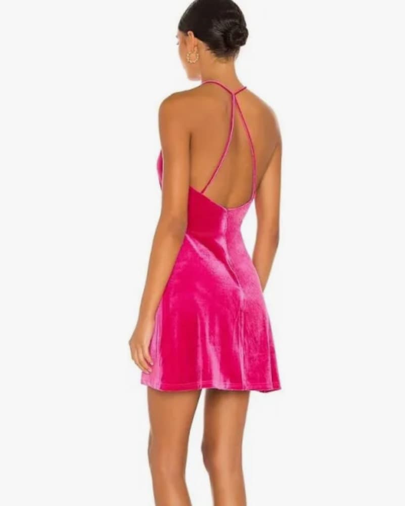 Revolve Mini Pink Dress - Image 2