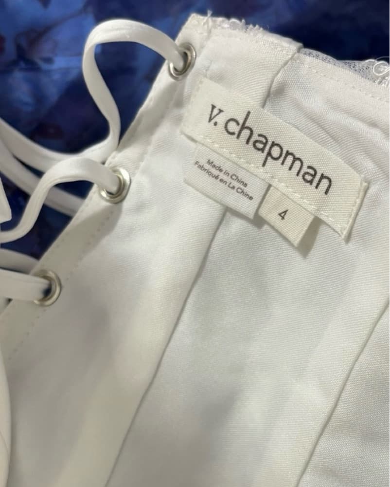 V. Champman Nigella White Corset Wrap - Image 6