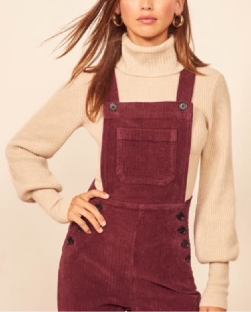 Reformation Baldwin Corduroy Overalls - Image 5