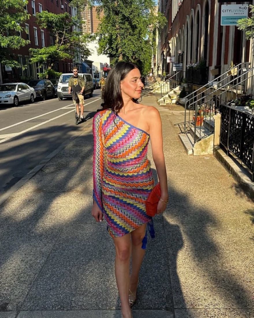ALEXIS STRIPE DEVON DRESS - Image 1