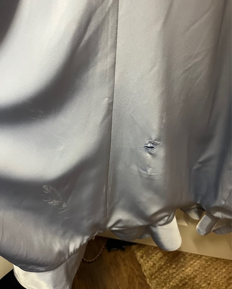 NBD Blue Ruffle Formal Dress - Image 3