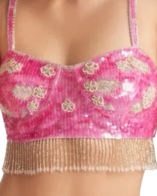 LoveShackFancy Maeva Crop Top  - Image 4