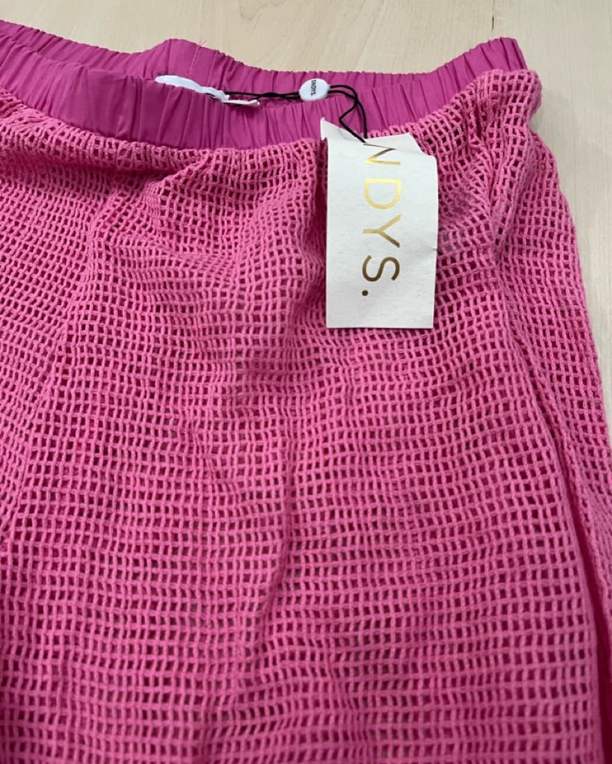 SNDYS Pink Coverup Pants And Top - Image 2