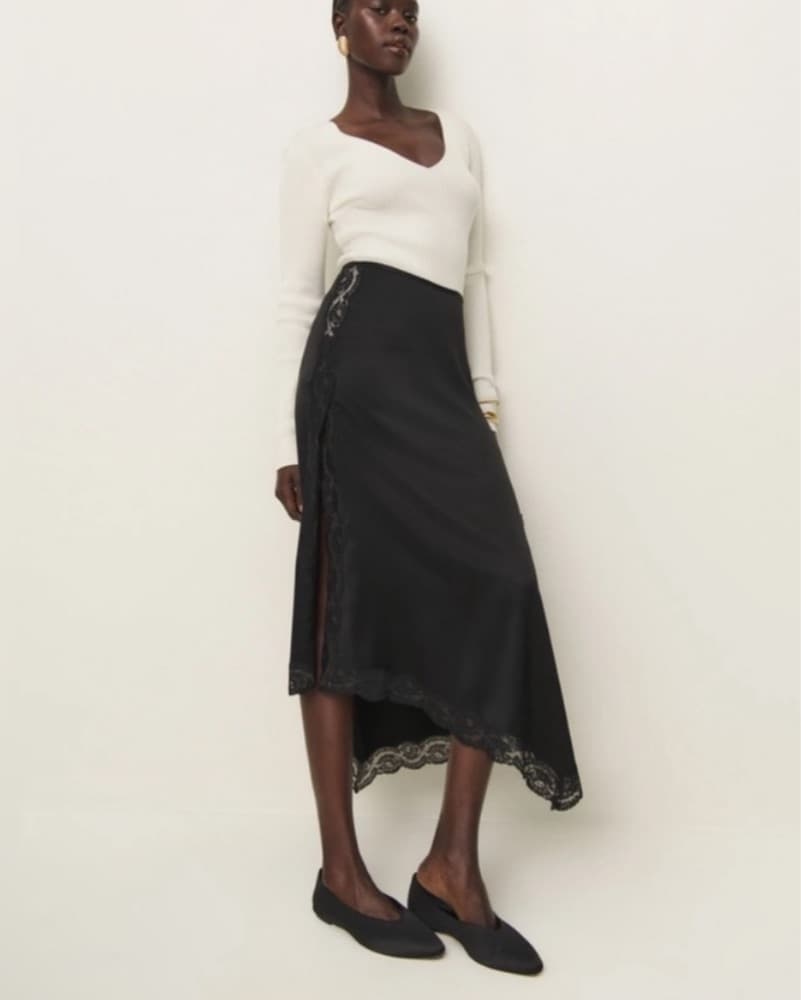 Reformation Silk Midi Skirt - Image 2