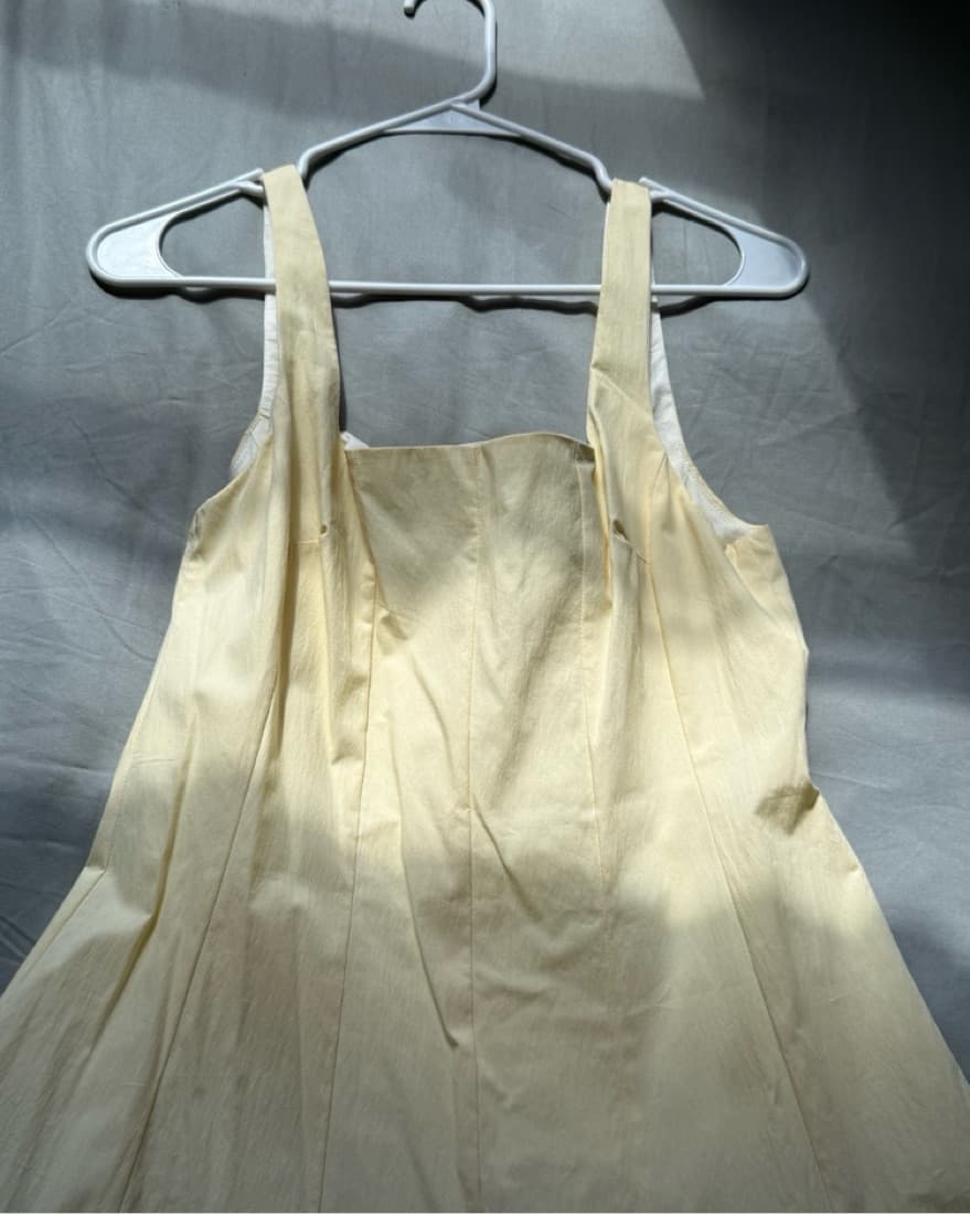 Yellow Balloon Midi Dress  - Image 4