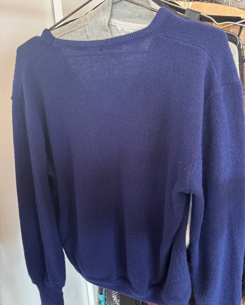 Vintage Navy Lacoste Sweater - Image 2