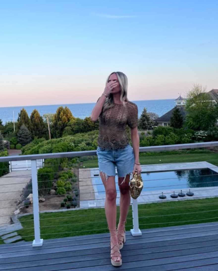 Zara Shimmery Crochet Top - Image 2