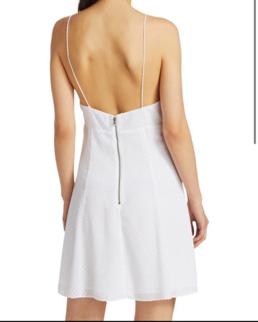 Alice + Olivia Roe Tie-Front Mini Dress - Image 2