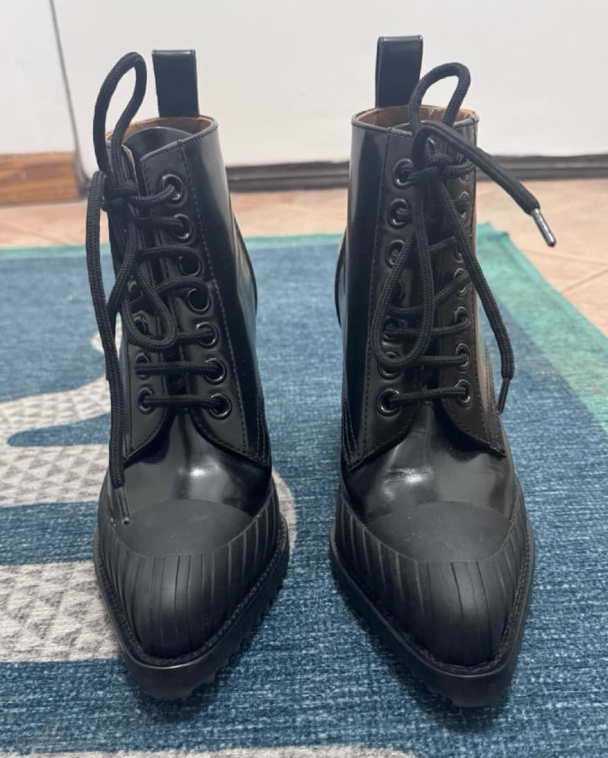  Chloé Patent Leather Ankle Boots - Image 2