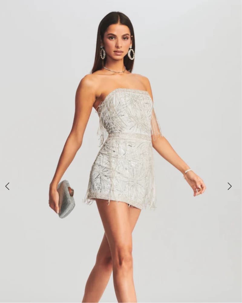 Retrofete Dixie Sequin Dress XS - Image 4