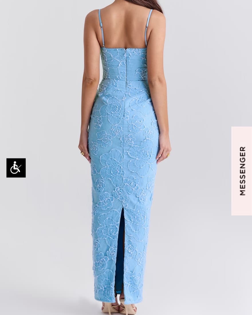 House Of CB Blue Eva dress  - Image 4