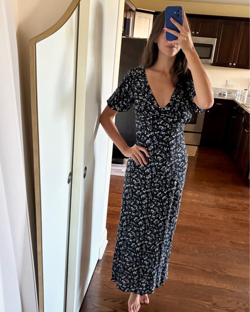 Madewell Flutter Sleeve Maxi Dress - Image 6