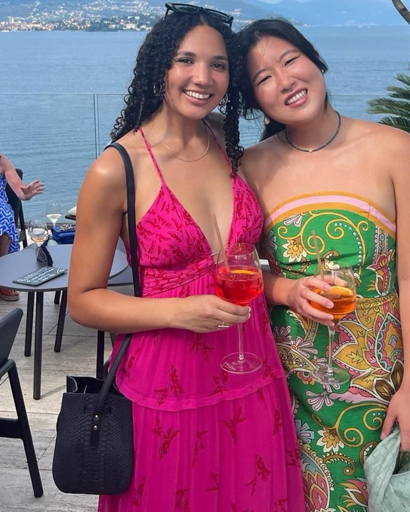 BA-SH Pink Long summer Dress - Image 3
