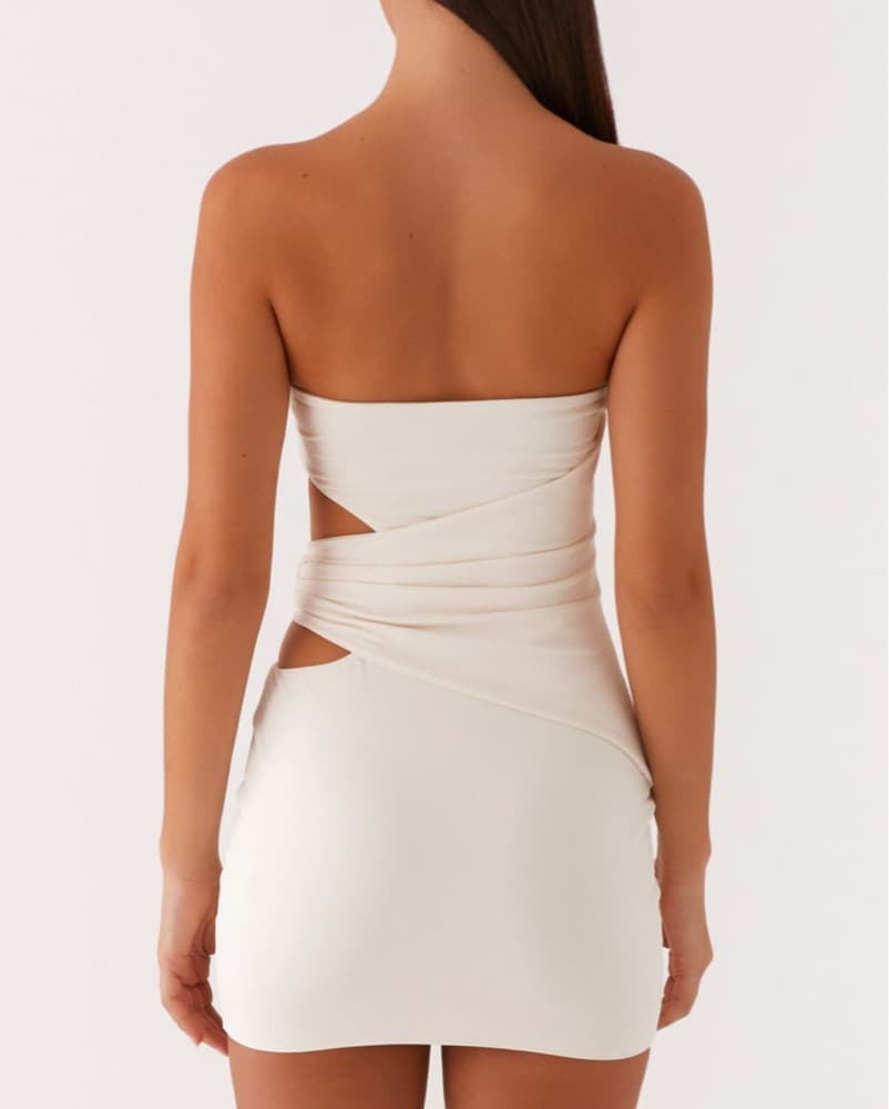 Peppermayo So Iconic Mini Dress - Ivory  - Image 2