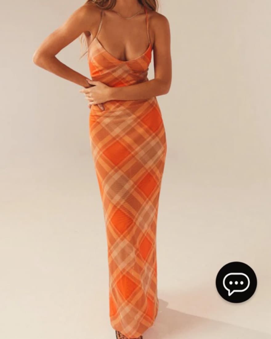 Orange Maxi Dress  - Image 4
